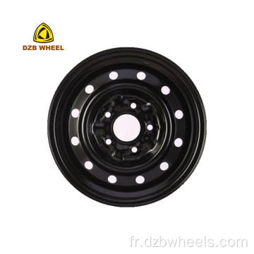 Roues en acier de rallye noir 5x4.75